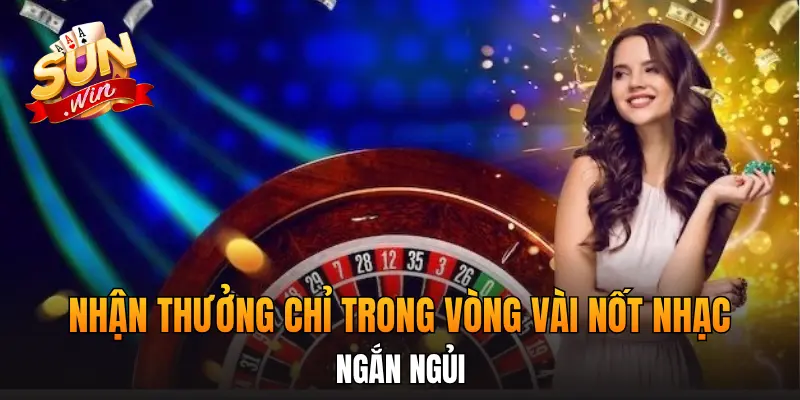 Nhận thưởng chỉ trong vòng vài nốt nhạc ngắn ngủi Nhận thưởng chỉ trong vòng vài nốt nhạc ngắn ngủi