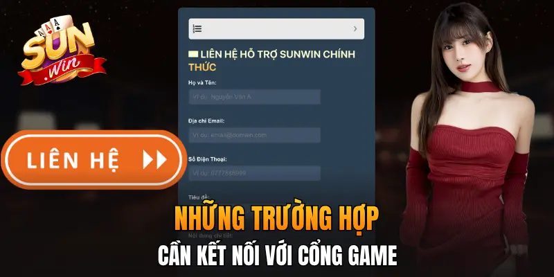 Những trường hợp cần kết nối với cổng game Những trường hợp cần kết nối với cổng game